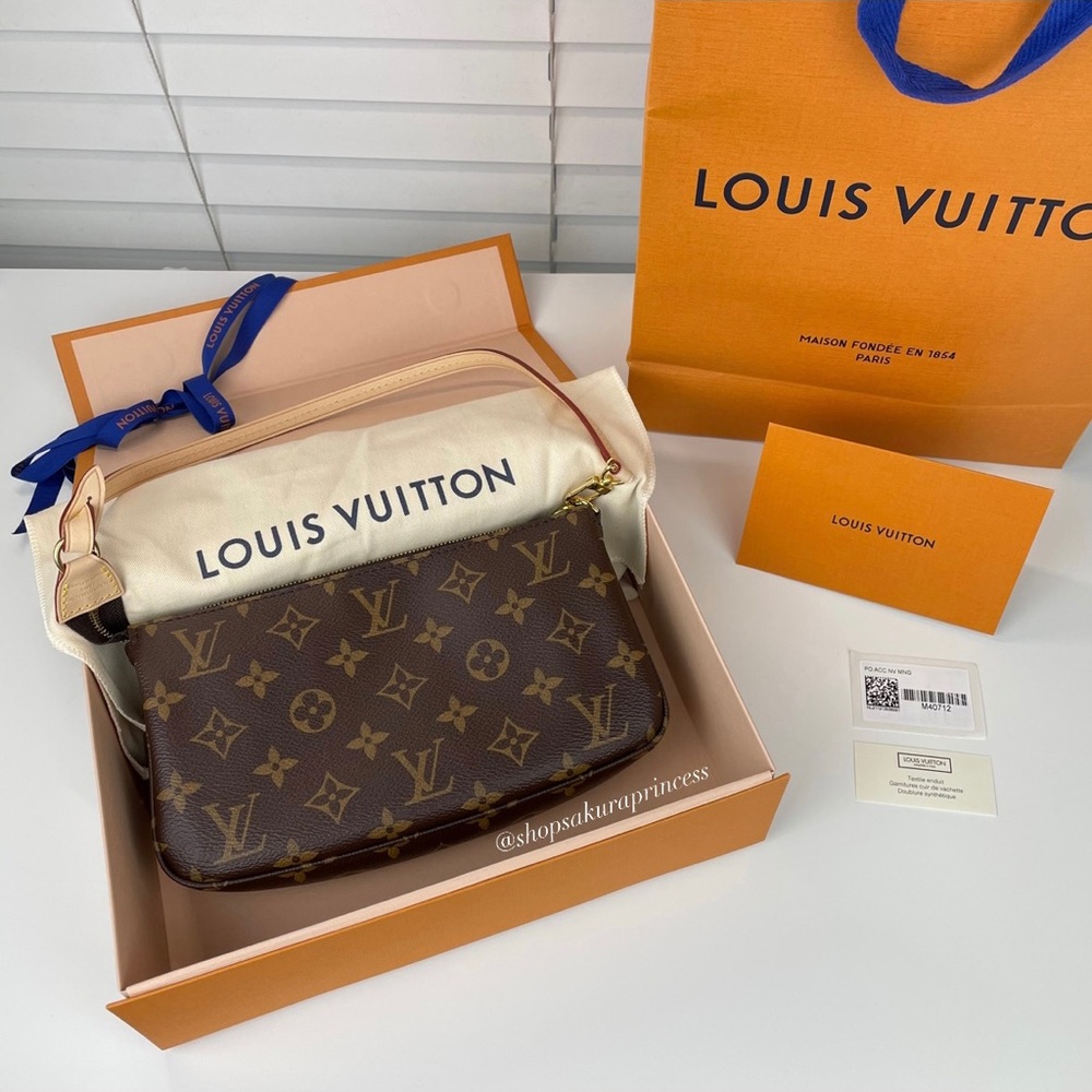 Brown Monogram Pochette Accessories Purse Shoulder-Bag | Louis Vuitton
